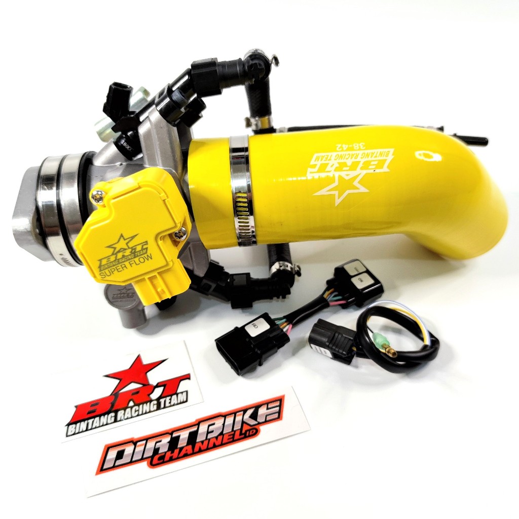 Jual THROTTLE BODY TB BRT CRF 150 DUAL INJEKTOR DOUBLE INJECTOR 32 33 ...