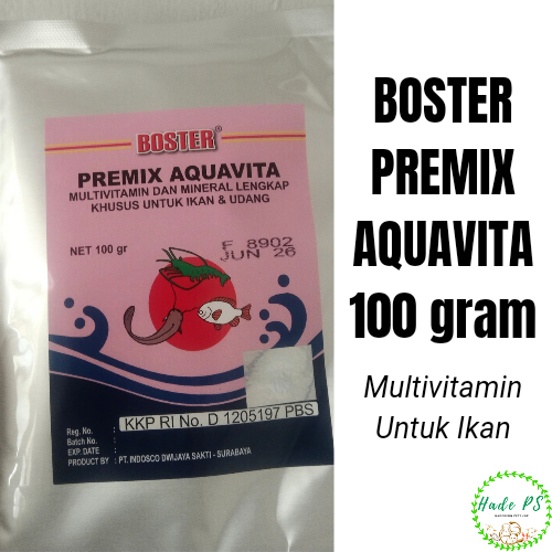 Jual Boster Premix Aquavita Gram Multivitamin Untuk Ikan Shopee