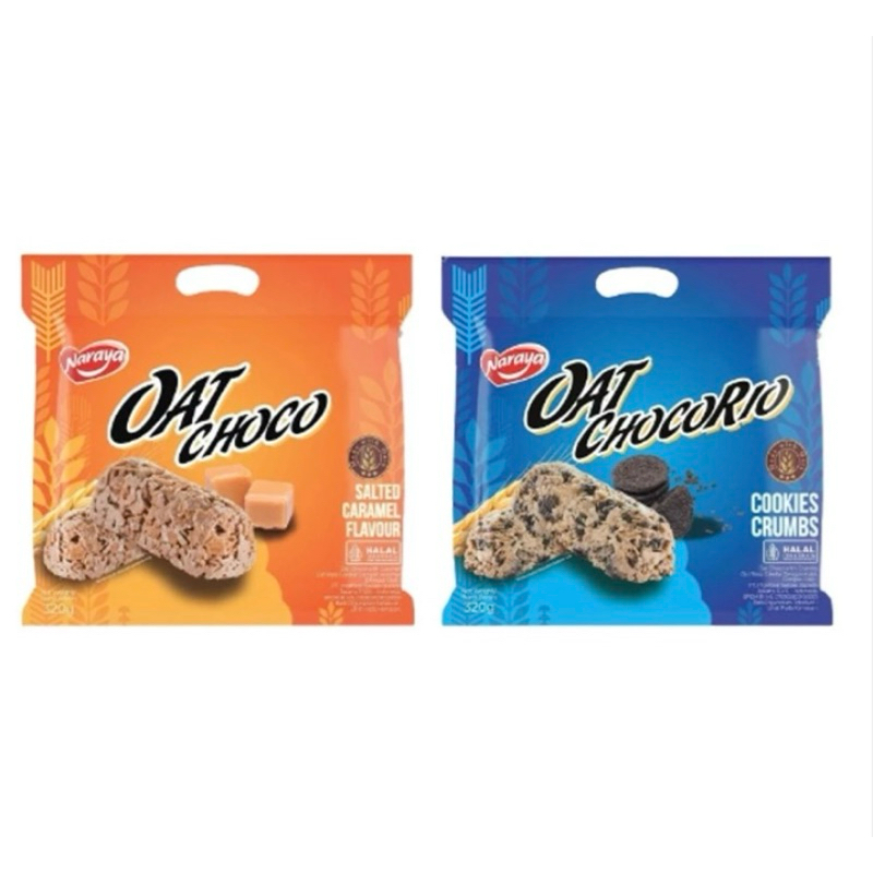 Jual Naraya Oat ChocoRio Choco Chocolate Original Cookies crumbs Salted ...