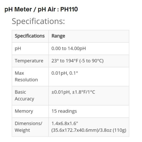Jual Extech PH100 / PH110 Waterproof ExStik pH Meter PH-100 / PH-110 ...