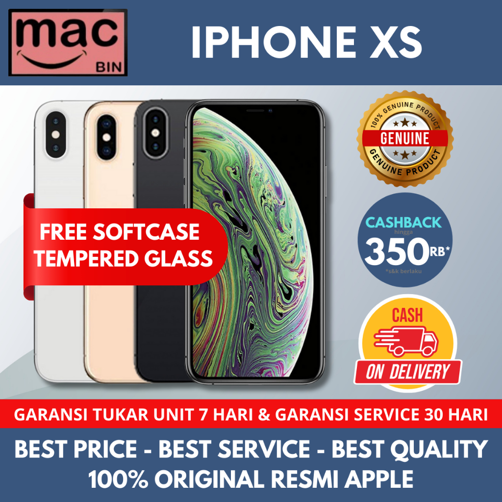 Jual IBOX| iPhone XS 512GB 256GB 64GB Second Original Resmi iBox ...