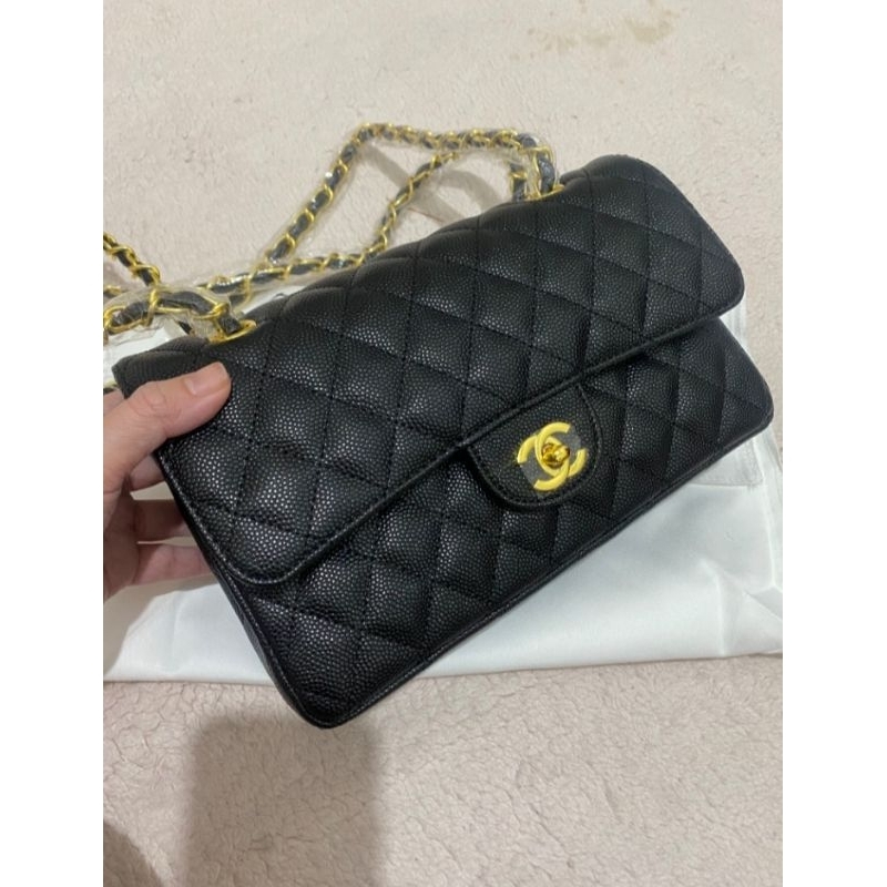 Jual new bag chanel caviar size 25cm Shopee Indonesia