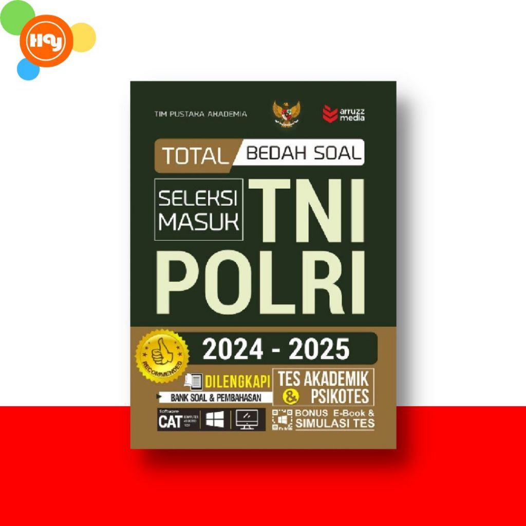 Jual Buku Total Bedah Seleksi Masuk TNI POLRI 2024-2025 - Ar-Ruzz Media ...