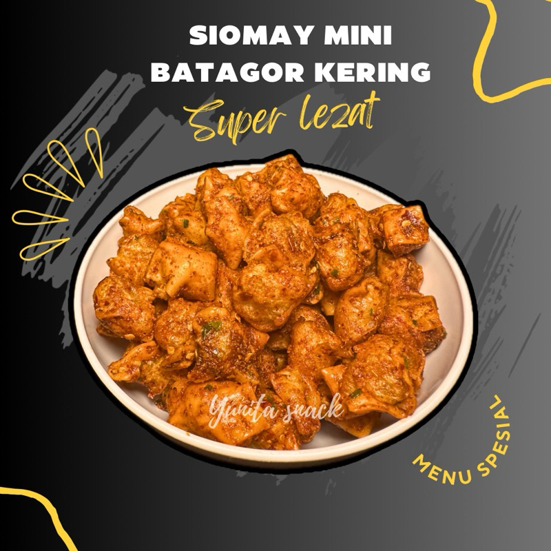 Jual Siomay Mini Kering Bumbu Pedas Daun Jeruk Netto 100gr Shopee