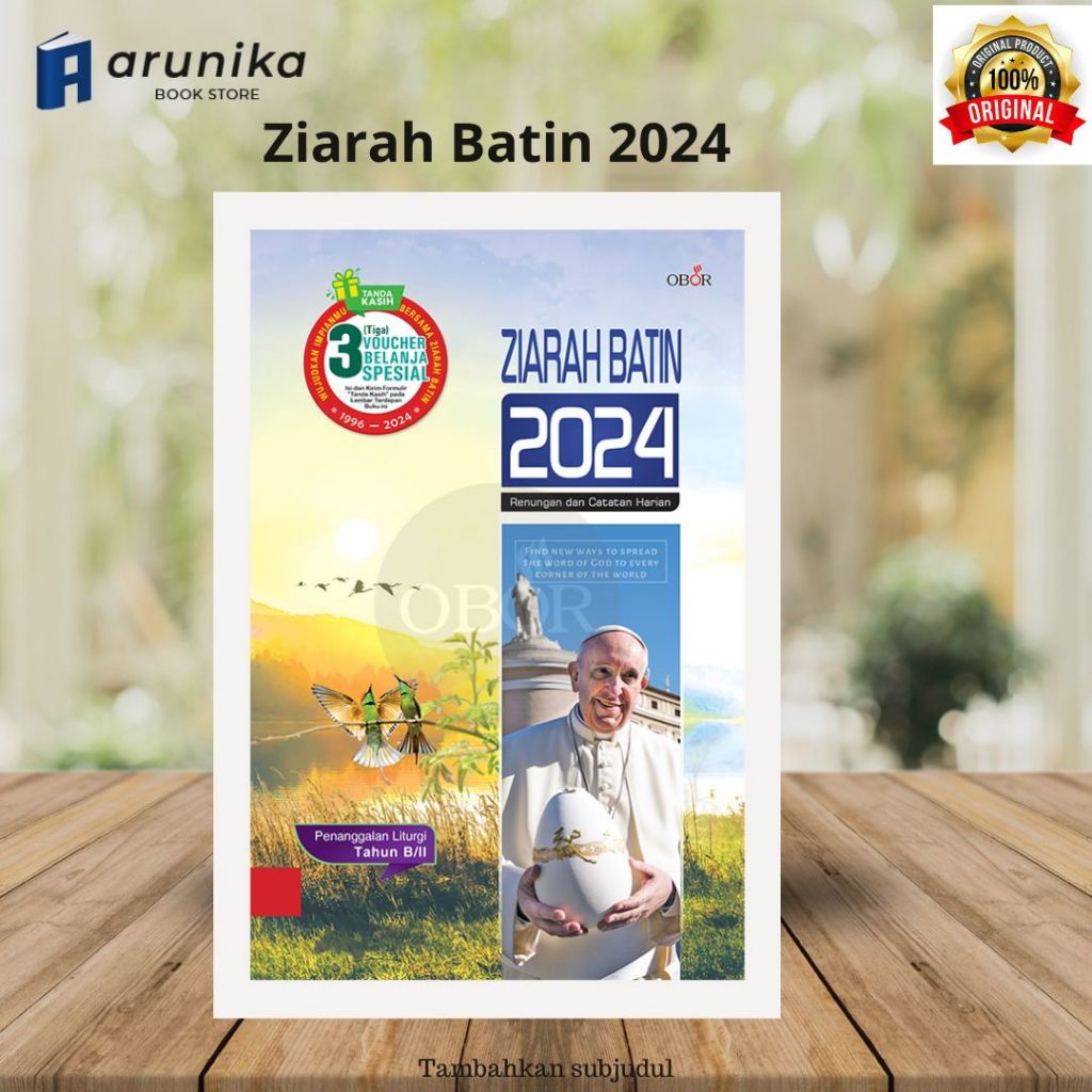 Jual Ziarah Batin 2024 Renungan Dan Catatan Harian - Penanggalan ...