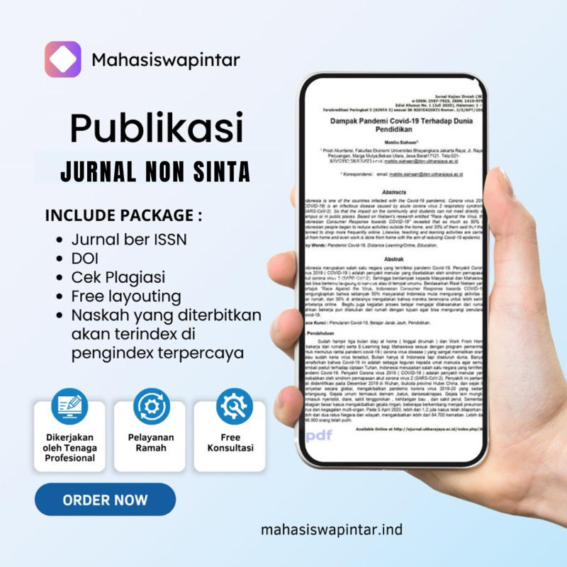 Jual Publish Jurnal Non Sinta Fast Track | Terindeks ISSN dan DOI aktif ...