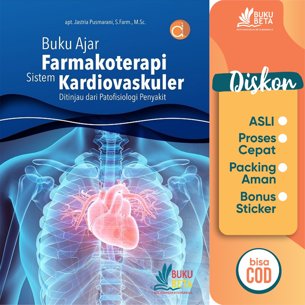 Jual Buku Ajar Farmakoterapi Sistem Kardiovaskuler Jastria Pusmarani