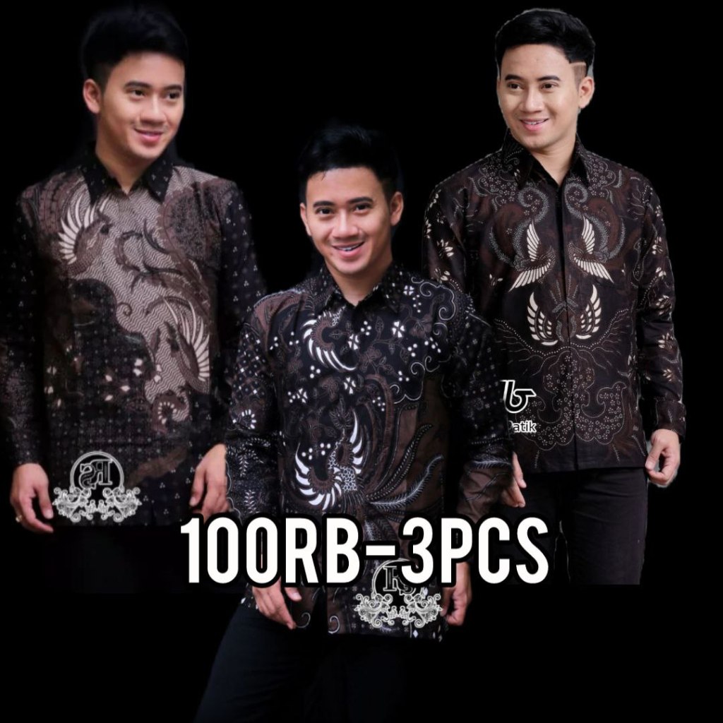 Jual KEMEJA BATIK PRIA LENGAN PANJANG | Shopee Indonesia