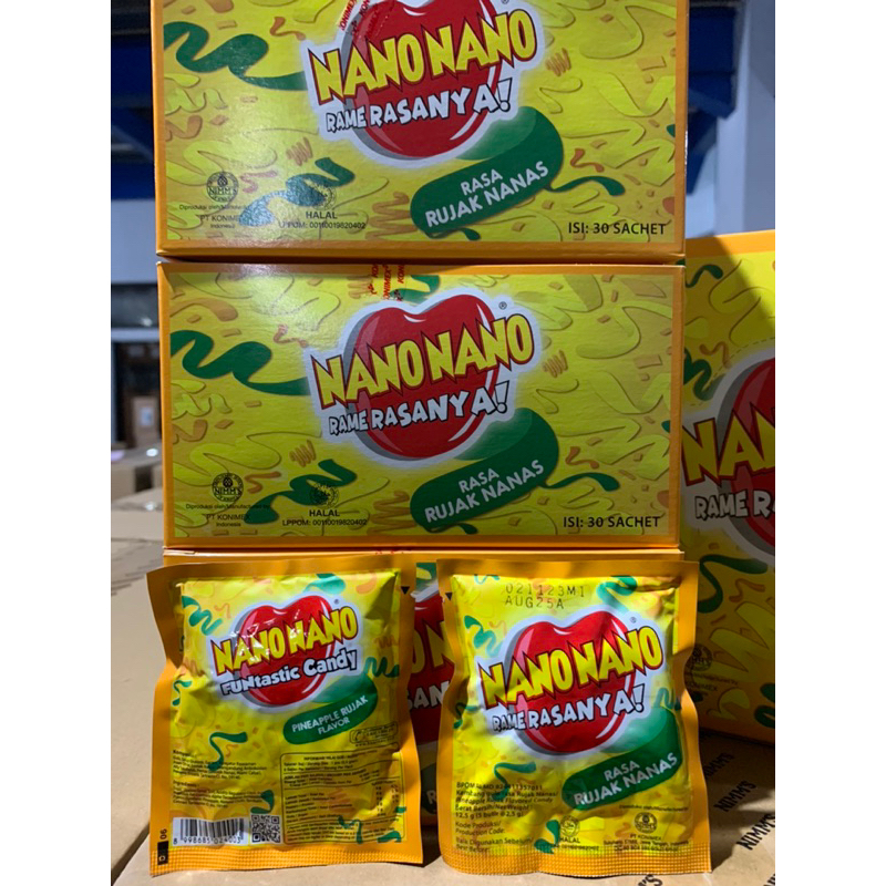 Jual Permen Manisan Nano Nano Rasa Rujak Nanas. | Shopee Indonesia