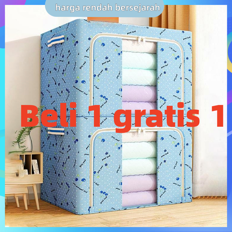 Jual storage box organizer 66L 100L kotak penyimpanan Serbaguna