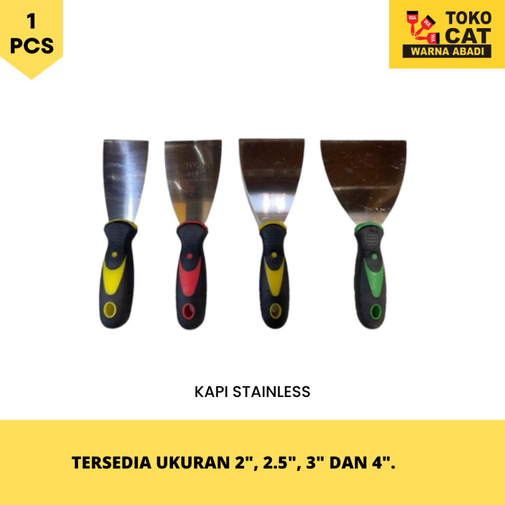 Jual Kapi / Kape / Scrapper Stainless Gagang Plastik Merk Euro | Shopee ...