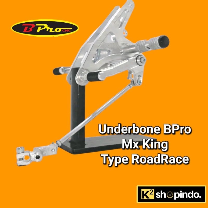 Jual Footstep Underbone Bpro Mx King Type Race dan Road Race Full CNC ...