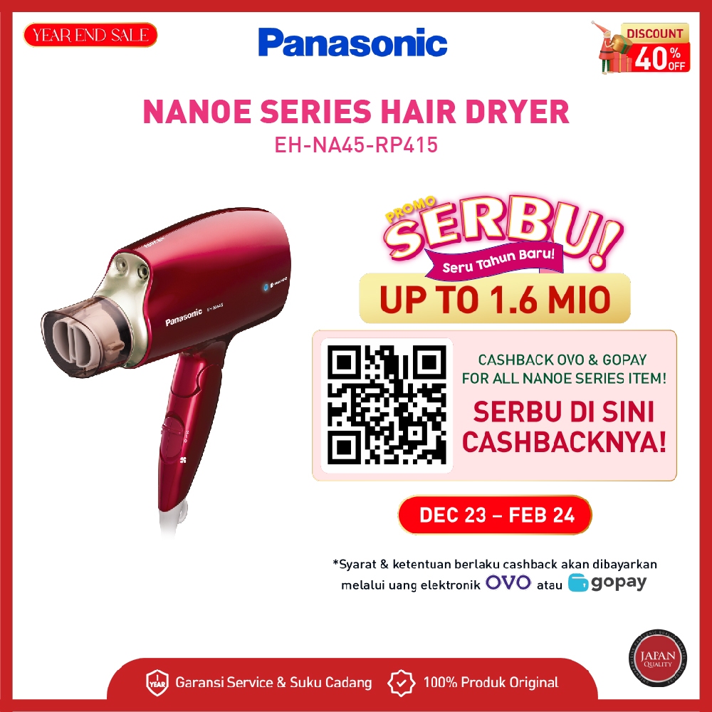 Jual Panasonic Eh Na45 Rp415 Hair Dryer Nanoe Series Rouge Pink Shopee Indonesia 2846