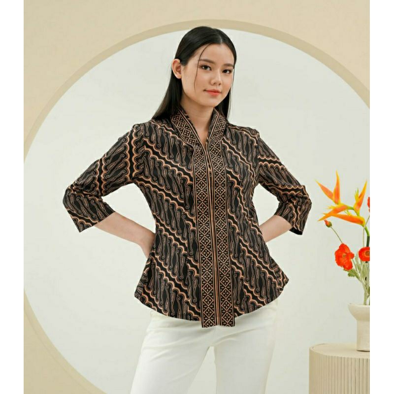 Jual 292 And 292p Series Atasan Batik Wanita Kutu Baru Batik Blouse Batik Modern Baju