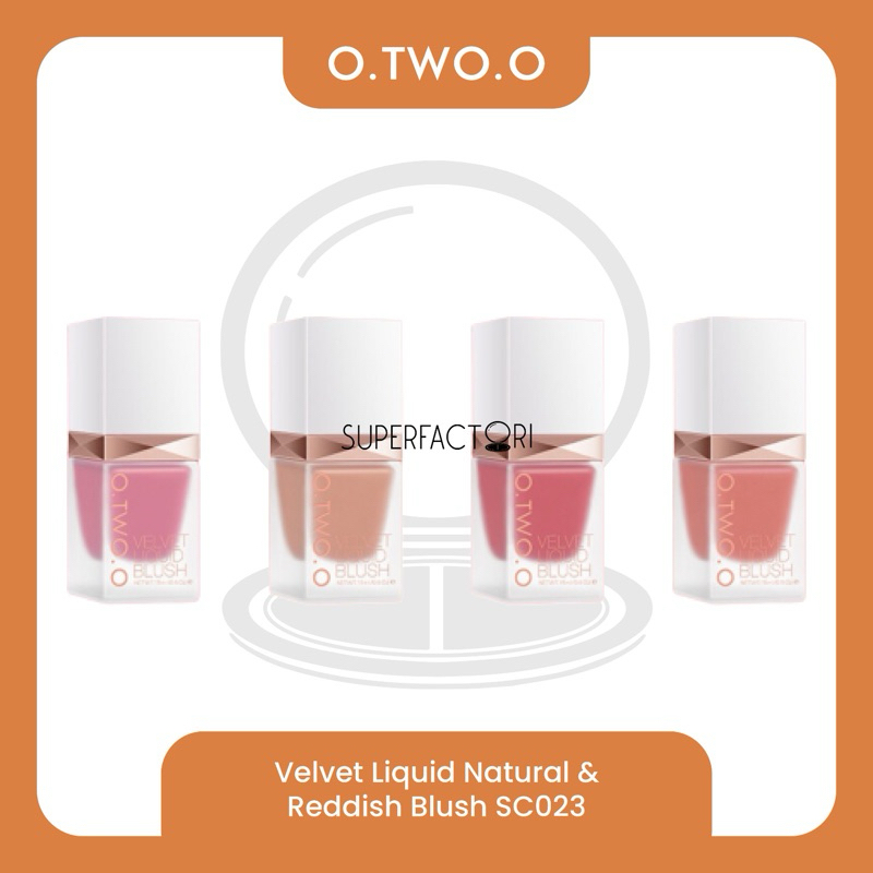 Jual (READY STOCK) O.TWO.O Velvet Liquid Natural & Reddish Blush SC023 ...