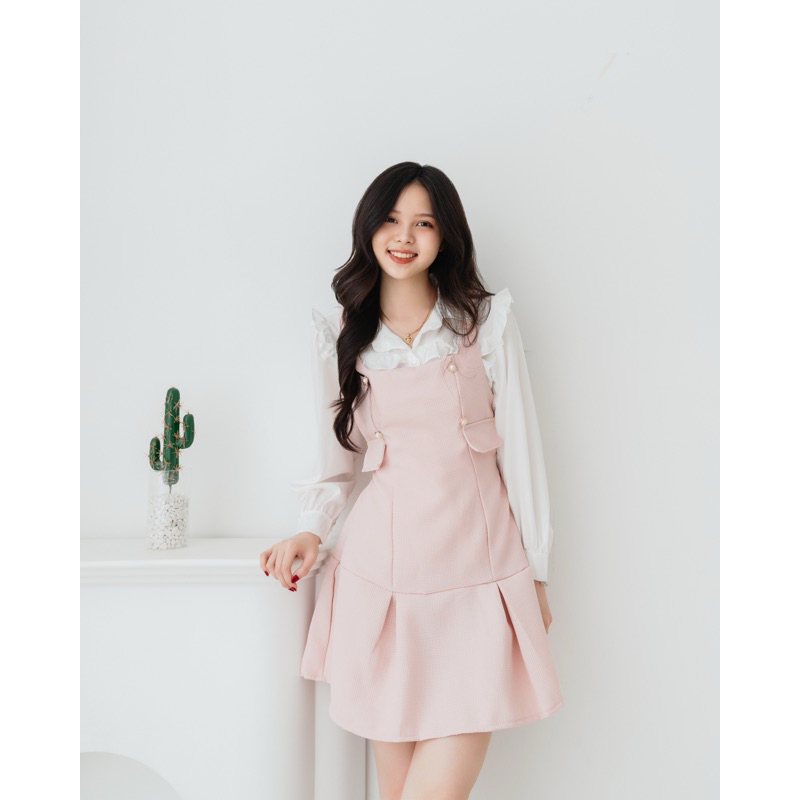 Jual Keyclothingline Futari Dress Korean Mini Dress Shopee