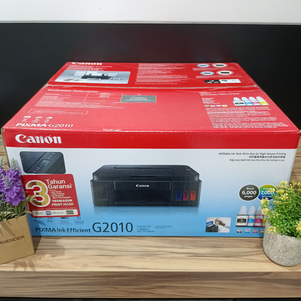 Jual PRINTER CANON PIXMA G2010 PRINT SCAN COPY A4 INK TANK | Shopee ...