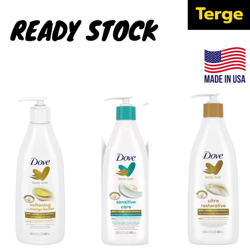 Jual ORI USA Dove Body Care Lotion Various Variant 400 ml | Shopee ...