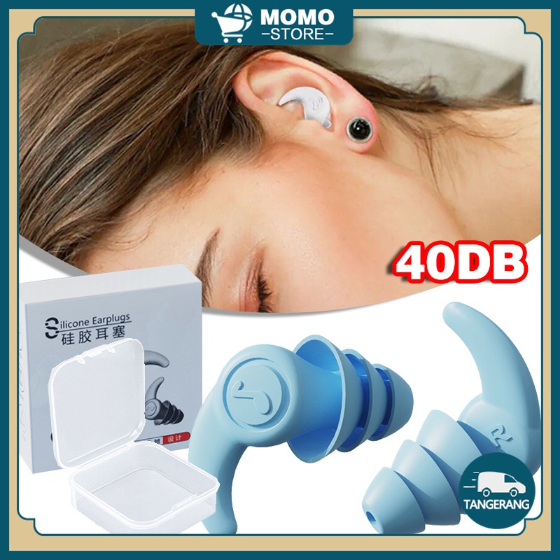 Jual Earplug 3 Layer Deep Sleep Earplug Silikon Nano Ear Plug Peredam ...