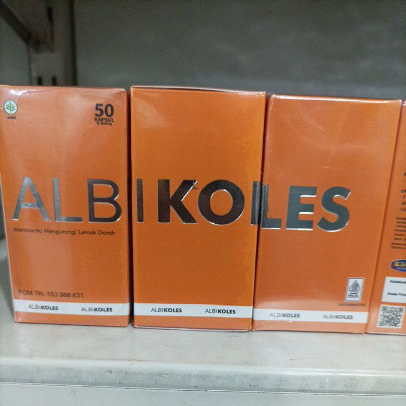 ALBIKOLES ALBI KOLES 50 KAPSUL HERBAL KOLESTEROL Al biruni