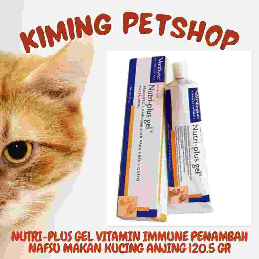 Jual NUTRIPLUS GEL Kucing Vitamin VIRBAC | NUTRI-PLUS GEL Kemasan 120.5 ...