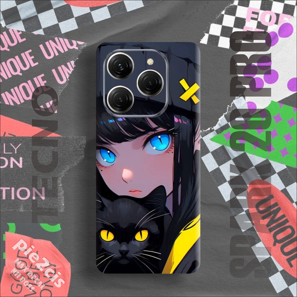 Jual (GET2) Garskin Stiker Casing TECNO SPARK 20 PRO Motif sunpintrent ...