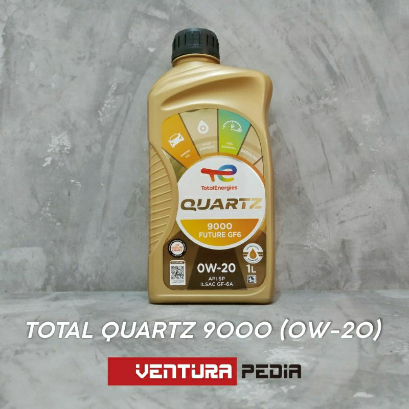 Jual TOTAL Quartz 9000 0W-20 | API SP ILSAC GF-6A | 1liter | Shopee ...