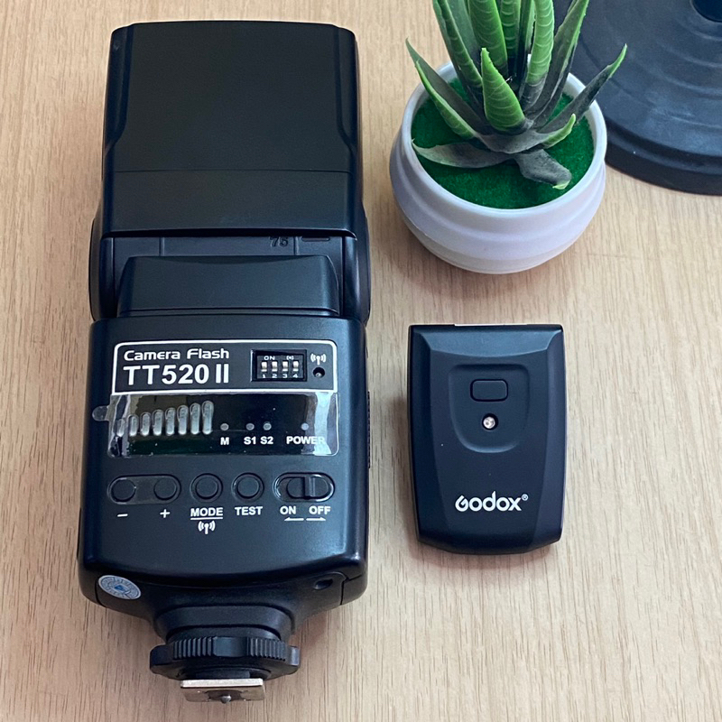 Jual Godox TT520 II Camera Flash + Trigger | Shopee Indonesia