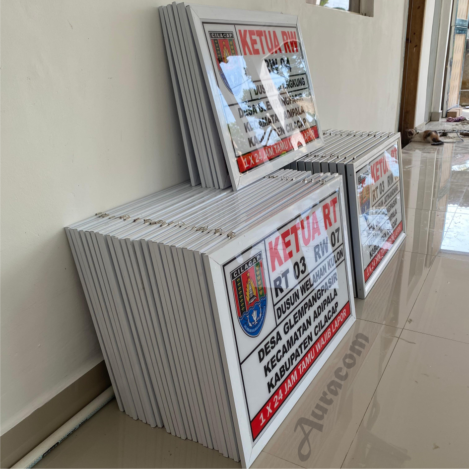 Jual Plang Ketua RT/RW, Plang Desa, Papan Ketua RT/RW, Plang Custom ...