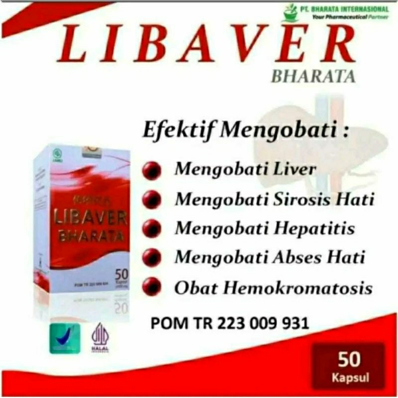 Jual Libaver Bharata Obat Liver & Hepatitis ABCDE Liver Bengkak Sirosis ...