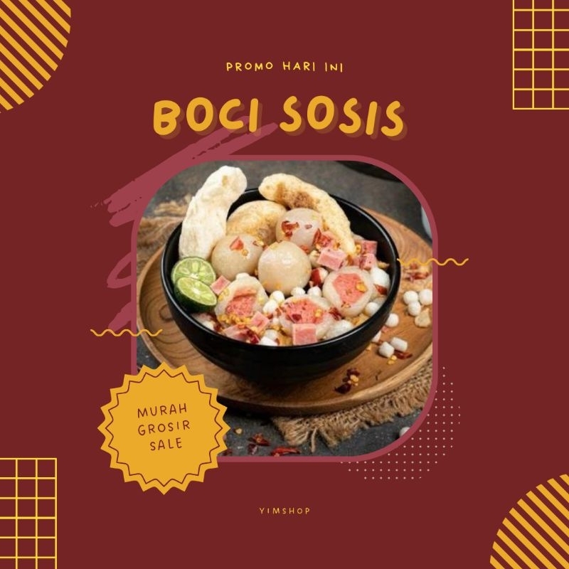 Jual Boci baso aci isi sosis Bocis pedas | Shopee Indonesia