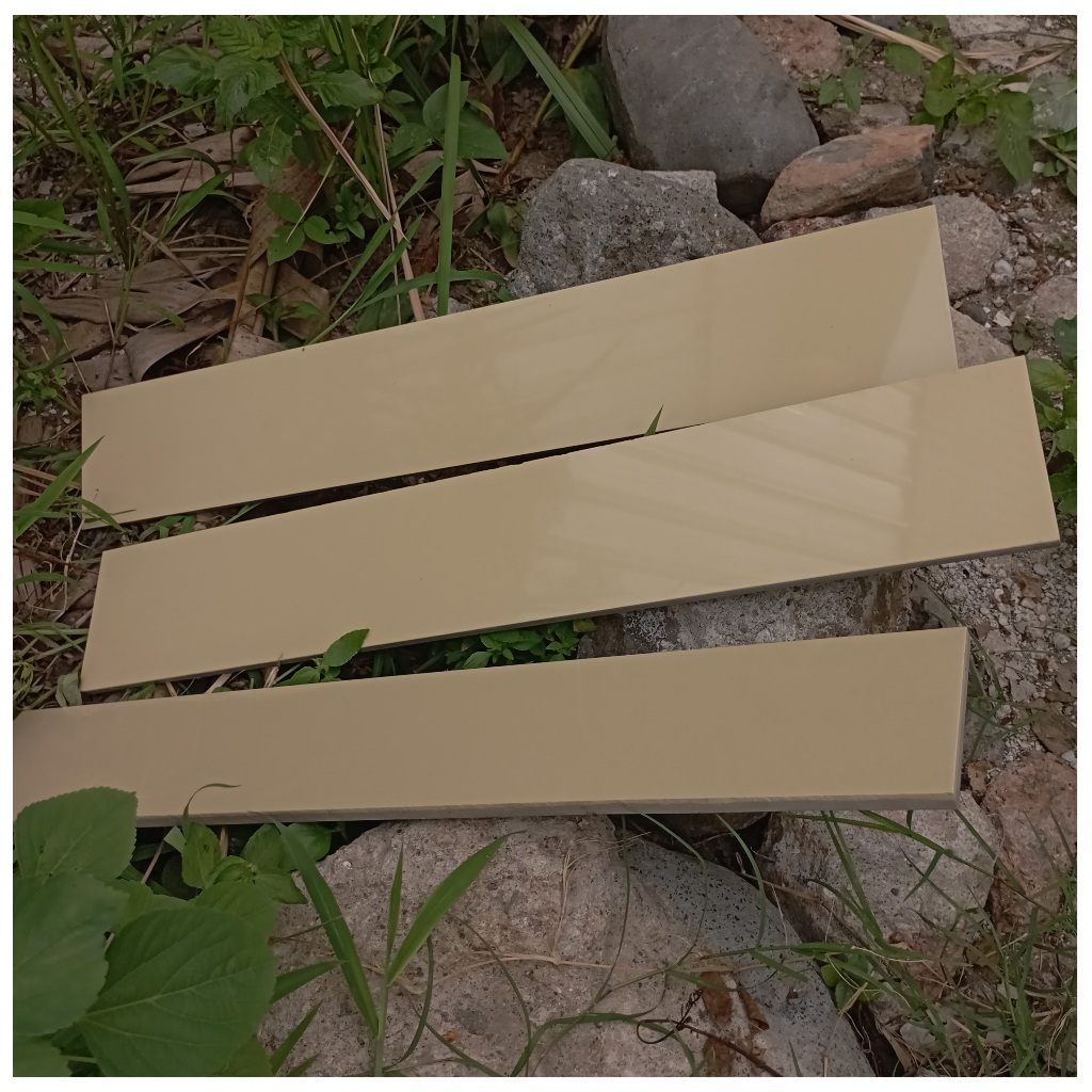 Jual Lis Plin Granit 10x60 Kuning Muda Polos Glossy List Plint Dinding ...