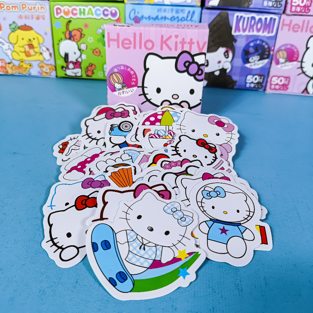 Jual Stiker Nono Momo Cici Nono Sanrio Kuromi Cinnamorol Pompurin Hellokitty Pochacco 7777