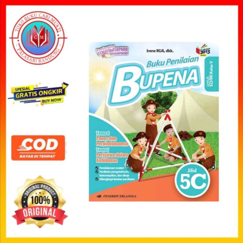 Jual Erlangga Buku Bupena Untuk SD/MI Kelas 5 Jilid 5C Kurikulum 2013 ...