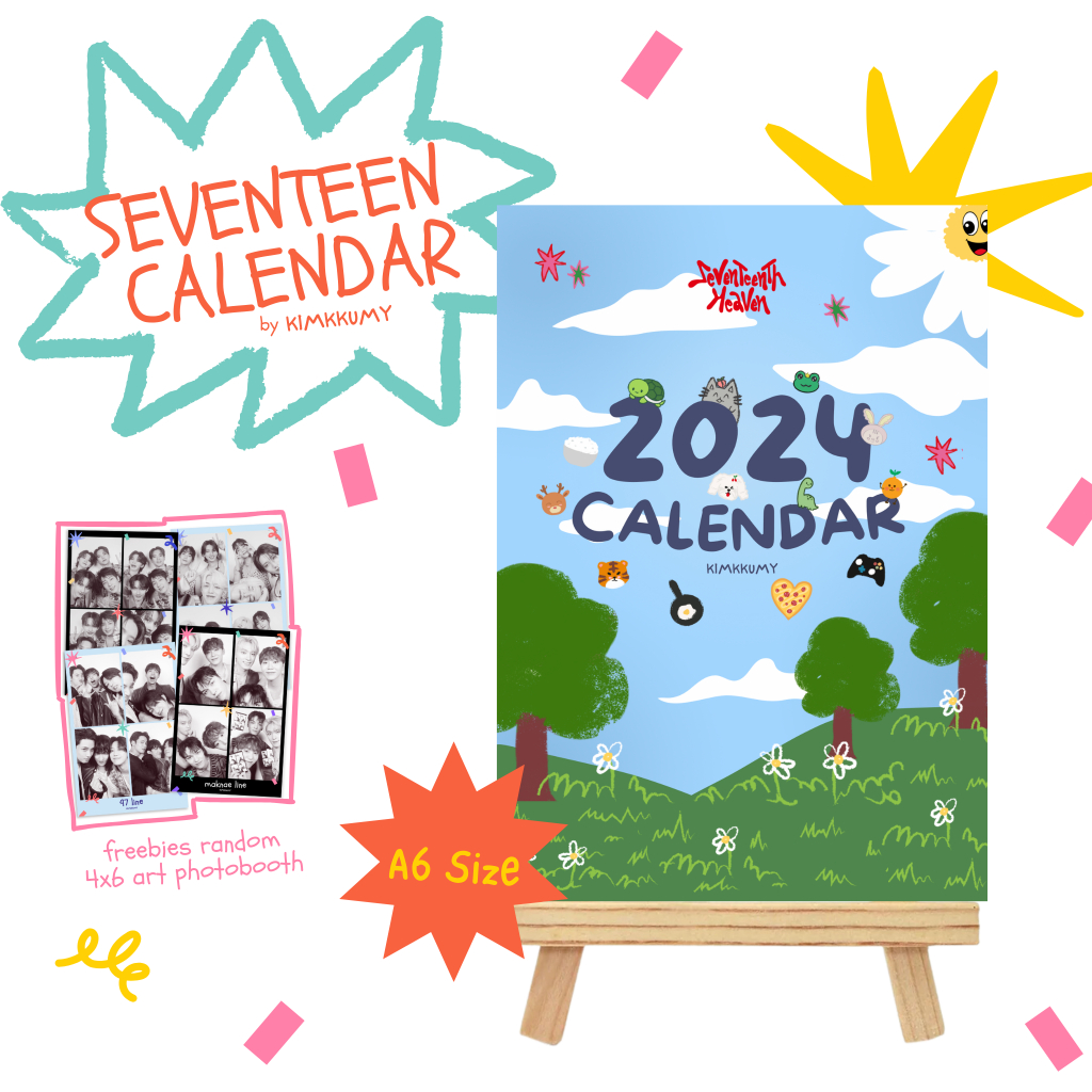 Jual Seventeen Calendar 2024 by Kimkkumy Shopee Indonesia