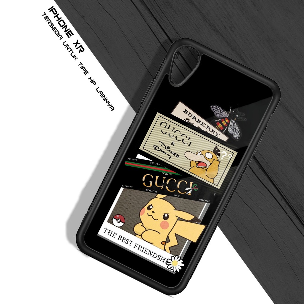 Case Iphone XR Casing IPHONE XR Branded 02 Case 2D Glossy Premium  Case Hp Casing Hp Softcase Glass Softcase Hp Silikon Hp Kesing 