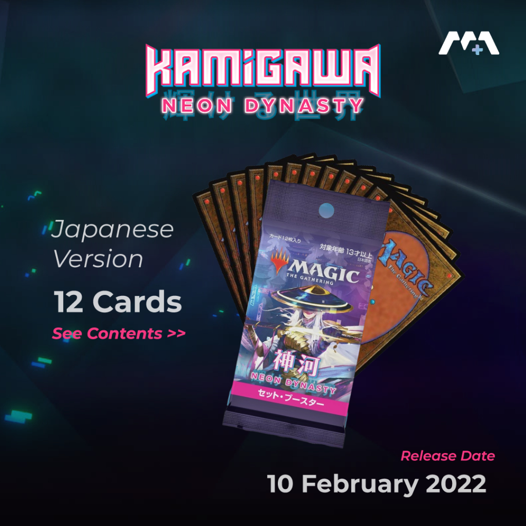 Jual MTG Kamigawa Neon Dynasty Set Booster Pack (Japanese Version