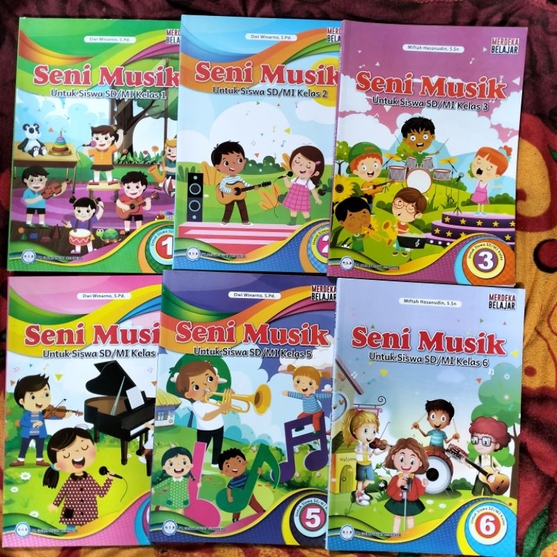 Jual ORIGINAL BUKU SENI MUSIK KELAS 1 2 3 4 5 6 SD/MI KURIKULUM MERDEKA ...