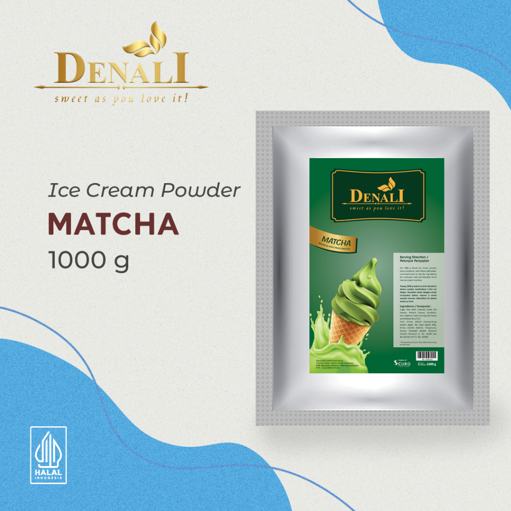 Jual Denali Ice Cream Powder Matcha | Shopee Indonesia