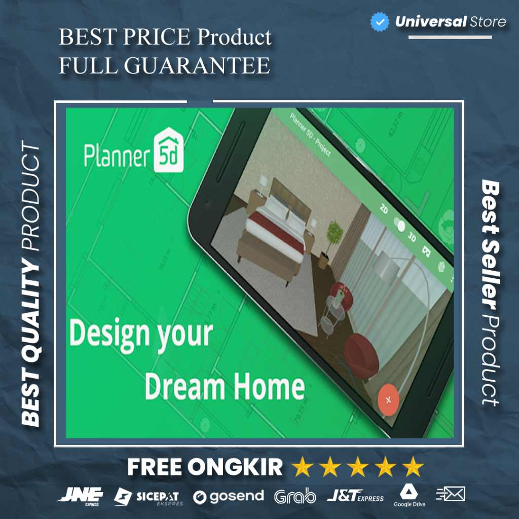 Jual Planner 5D Pro Game Simulator Desain Interior Rumah Premium PRO ...