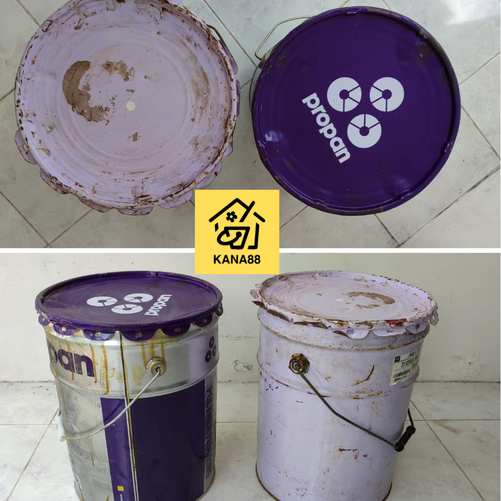 Jual Pail Besi Kosong 20 Liter Ember Timba Bekas Warna Random | Shopee ...