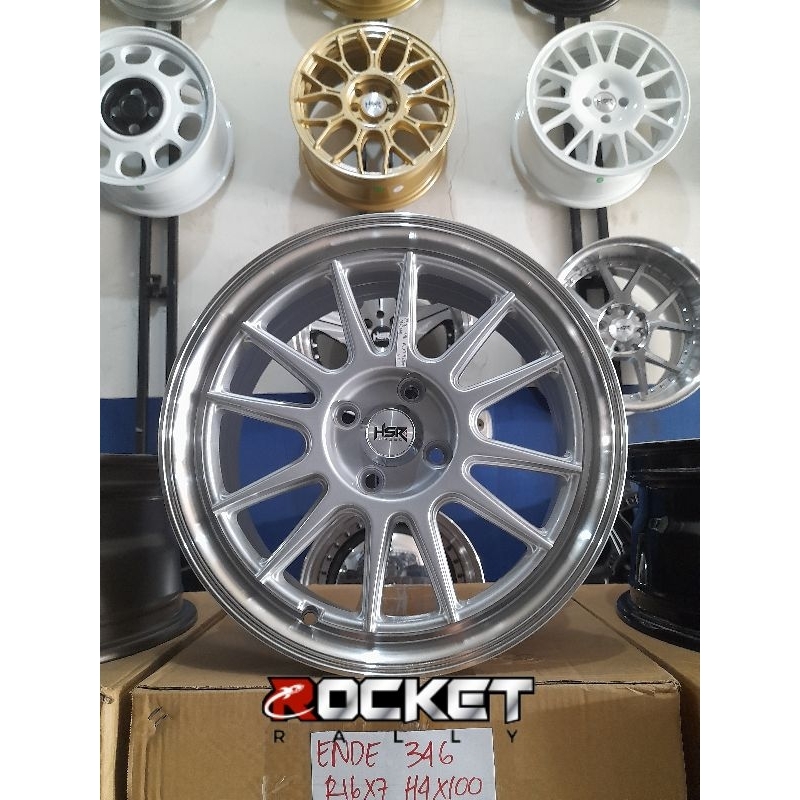 Jual velg mobil hsr ende ring 16 pcd 4x100 for brio jazz agya sigra ...