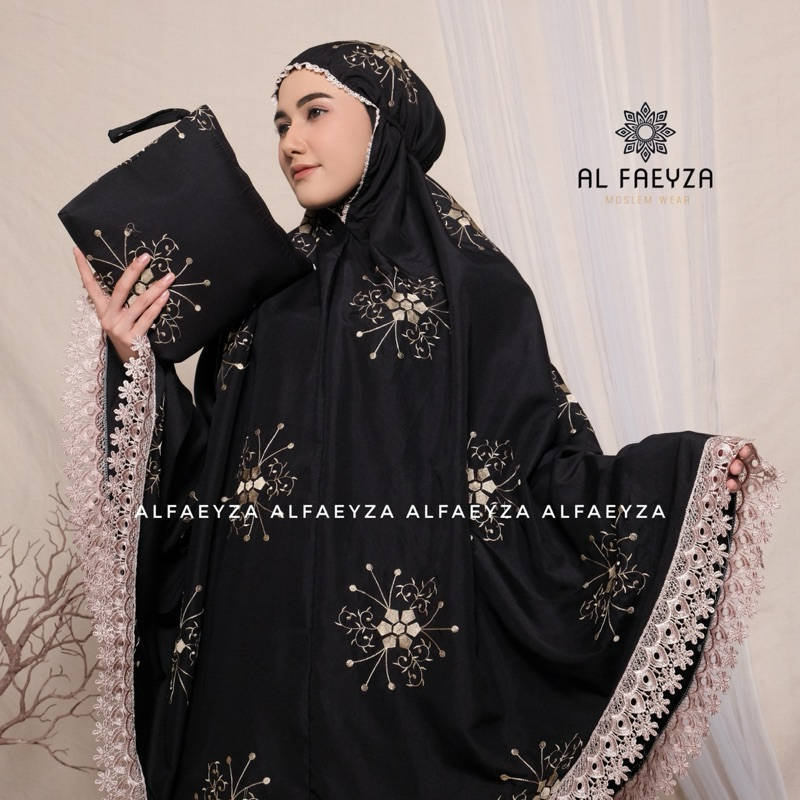 ALFAEYZA - Mukena Dewasa Bordir Starla Premium Renda Mewah