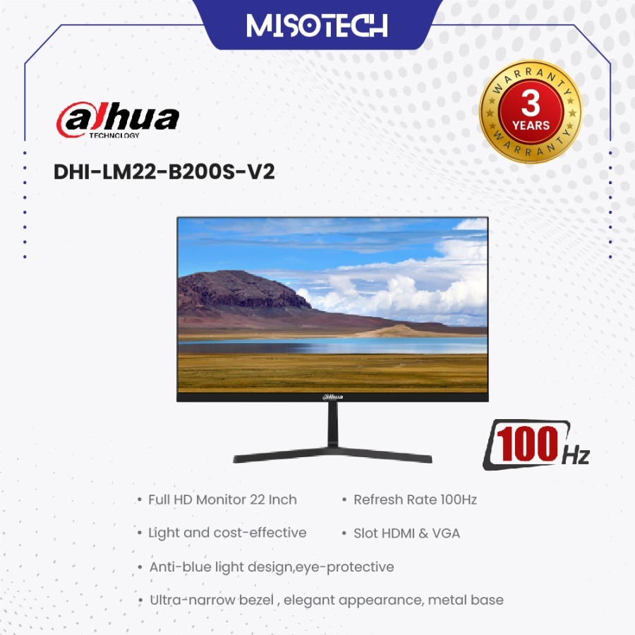 Jual Dahua Dhi Lm B S V Monitor Led Inch Full Hd Panel Va Speaker Shopee Indonesia