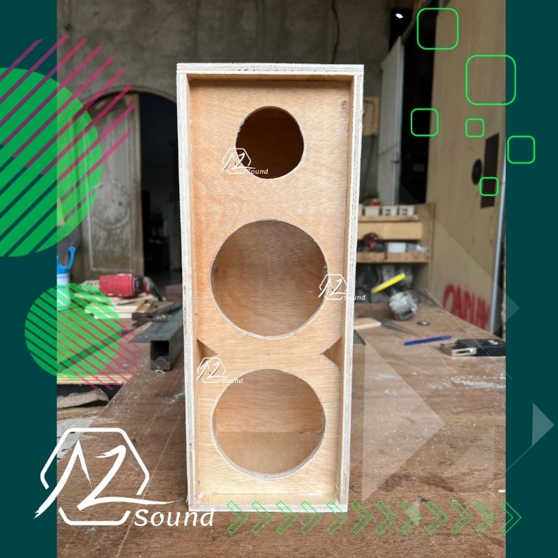 Jual Box speaker 3WAY 4 INCH double plus tweeter bulat | Shopee Indonesia