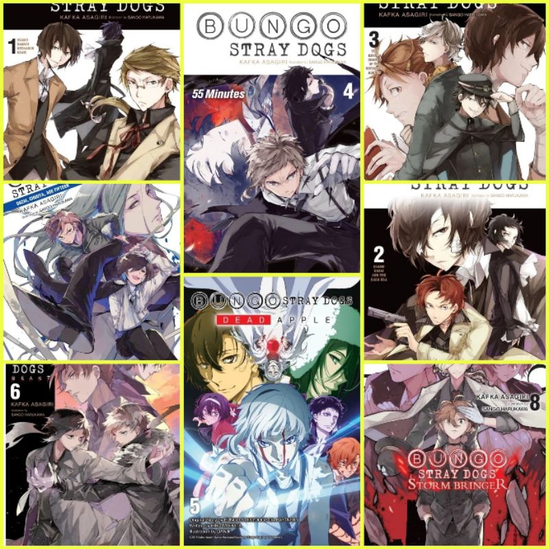 Jual Bungo Stray Dogs Book series 1 - 8 Kafka Asagiri Sango Harukawa ...