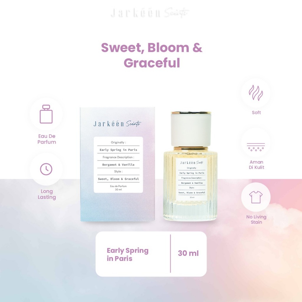 Jual Jarkeen Scents Early Spring in Paris - Eau De Parfum | Shopee ...