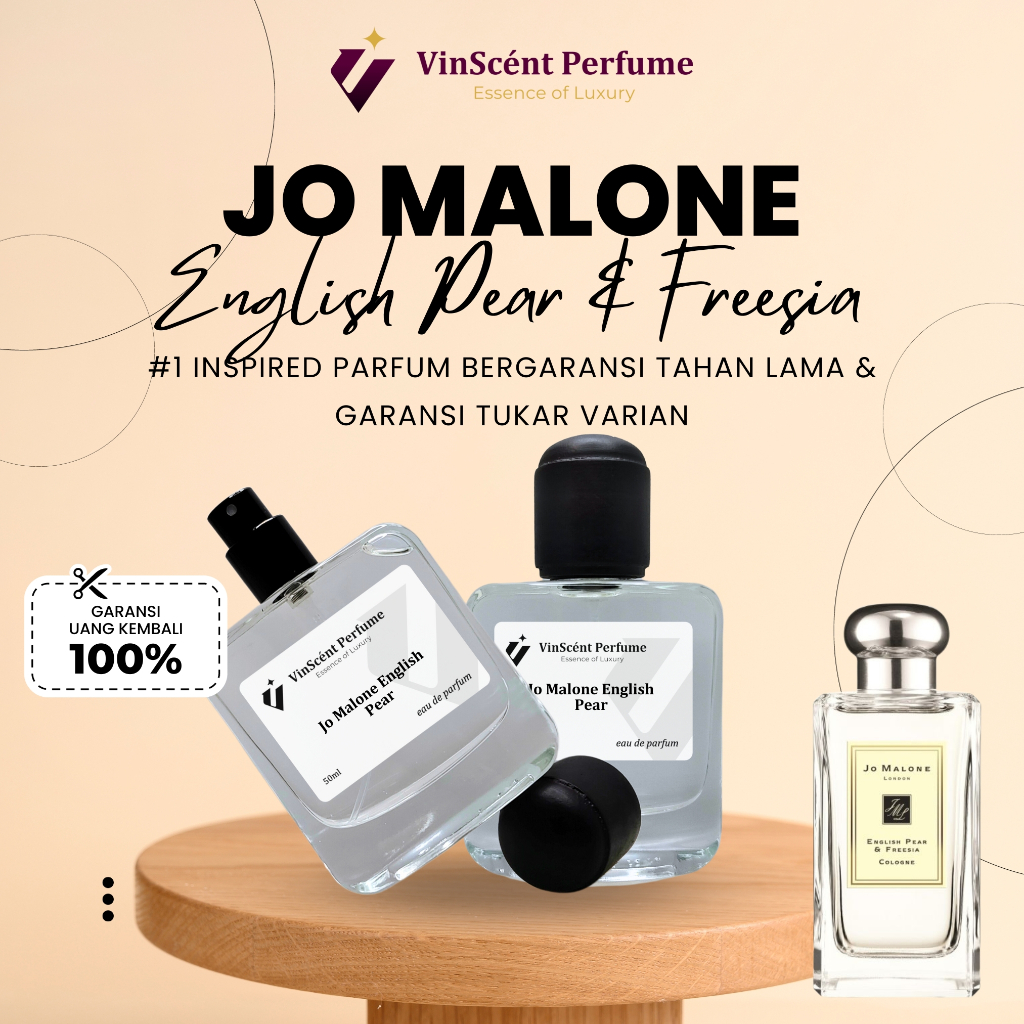 Jual VINSCENT Parfum Inspired Jo Malone English Pear Parfum