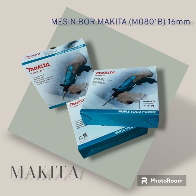 Jual MESIN BOR MAKITA ( M0801B ) 16mm | Shopee Indonesia