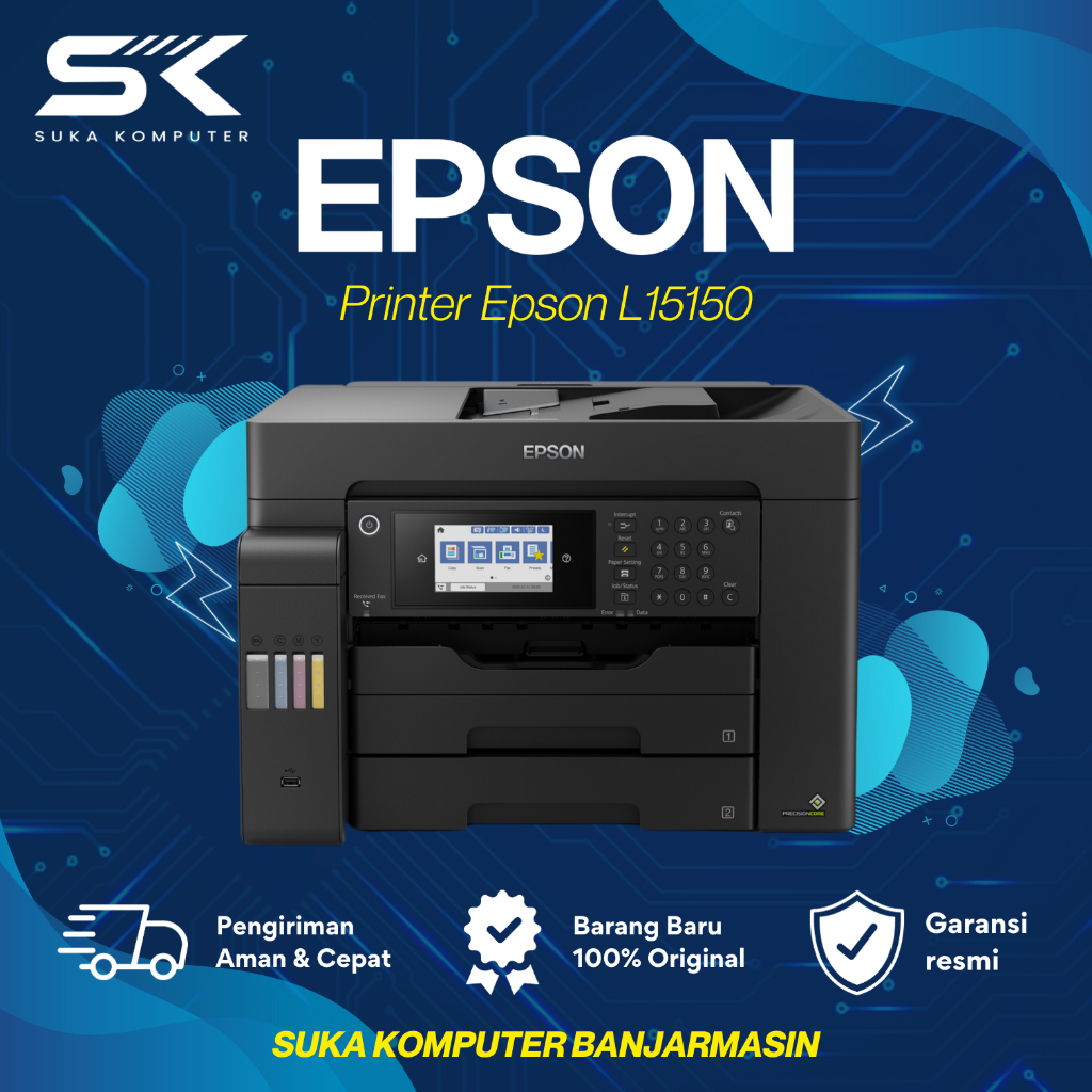 Jual Printer Epson L15150 Print Scan Copy Adf Duplex Shopee Indonesia
